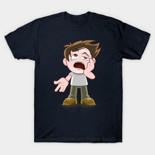 the cute boy is sick and he needs a dentist T-Shirt